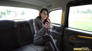 Fake Taxi Cindy Shine pays for cleaning bill with her pussy