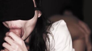 Bi Cuck BF Kisses Her Mouth Full of Cum