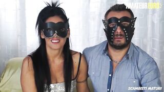 Masked Amateur Playgirl Roberta Pounded Deep By Muscled Stud - AMATEUR EURO