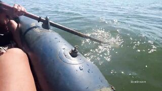 Real couple Having ace screw in a boat right in the middle of the lake