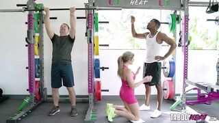 Hawt Wife Cory Chase Shared and DP'd After Gym Workout - TabooHeat