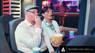 Pervy Teens have sex in Movie Theatre