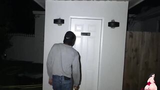 Virgo Peridot and Queen Rouge Corner and Screw Big Black Ramrod in Public Bathroom