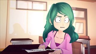 Animation Foursome sex - three guys and one hotty banging