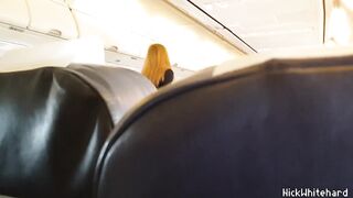 Airplane ! Lewd Pilot's Wife Shows Big Boobs In Public