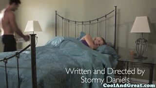 Stormy daniels desires some protein shots for breakfast