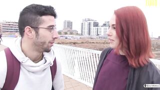 AmateurEuro - Bootylicious Redhead Pornstar Seduces and Screws Amateur Stud