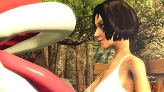 Futunari fuck the monster flower