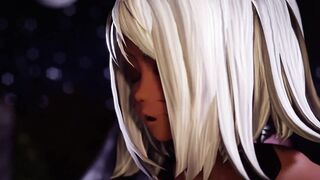 three catgirls summon a gigacock demon and get fucked naive