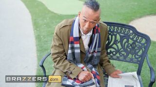 Busty Ebony Mystique Squirts At The Park In Advance Of Giving A Bawdy Old Guy The Bang Of His Life - Brazzers