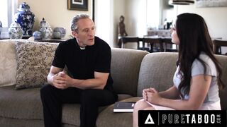 PURE TABOO Religious Teen Keira Croft Tries Anal Sex For The first Time With Her Priest