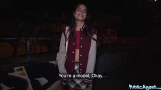 Public Agent Sexy French Model is more than pleased to get screwed by a stranger in public