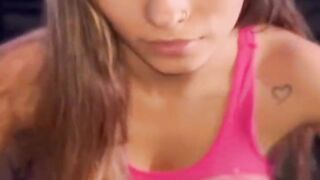 After watching some movies, my friend insists on swallowing my cum