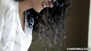 Enjoyable leana ravishing down for her vagina to be plowed doggy position