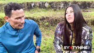 My wife goes on vacation and fucks an old man in a tent