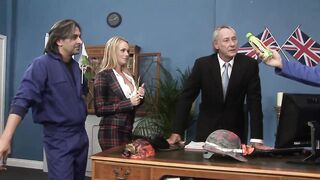 three women fuck two guys to celebrate independance day