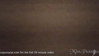 Miss pussycat day lesbian date with charming margarita public belt-on cunt at home