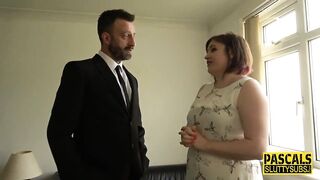 Chunky analized milf sub