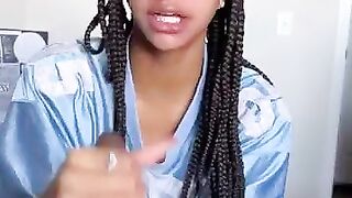 Ebony young screwing