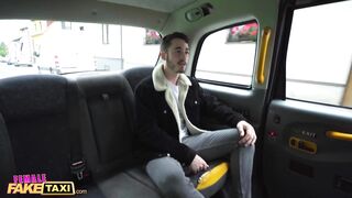 Female Fake Taxi hot female taxi driver screws her passenger in a garage