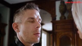 FREESEXTUBELIVE - golden-haired MILF hard DP sex at office.mp4