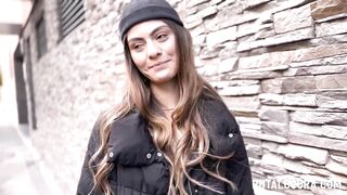 Nymphomaniac latina caught on the street