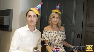 HUNT4K. Money goes to husband but gal has just shlong in her backdoor