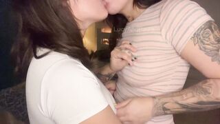 Majority Outstanding friends with soaked breasts record themselves having sex, Come in and have a great time