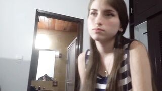 My Step Sister enjoys my Wang in the Family Cabin, I cum in it