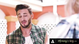 MAMA'S MALE - Curvy Cougar Dana DeArmond Seduces Hawt Maintenance Guy With Her MILF Snatch!