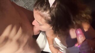 CHEATING WIFE gets FUCKED on a MOTEL by 2 BOYZ!!