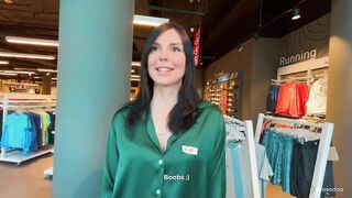 Сonsultant grabbed my weenie and banged me in the fitting room / Public Sex -