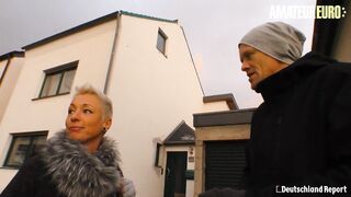 DEUTSCHLANDREPORT - German Older Mandy Mystery Picked Up By Stranger To Get Fucked