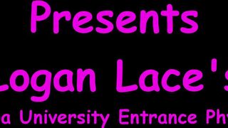 Logan laces’ fresh student gyno exam by doctor from tampa on webcam