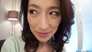 Marina Matsumoto gets screwed until a huge creampie end