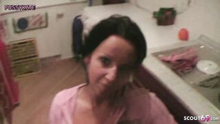 Son Entice German Stepmother To Screw In Kitchen When Dad Away (Katie Pears)