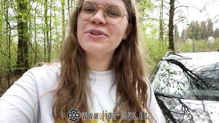 Breaking a taboo at the parking lot meeting!! Banged and crampied in by strangers!!