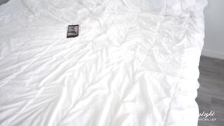 Step Son caught Step Mama masturbating and tricked her by pretending sex doll Carry Light