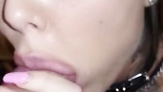 Married bitch gets screwed by two knobs in all holes. Real amateur cuckold