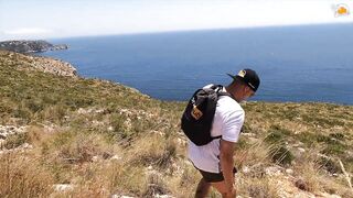 Polish amateur couple fucks on Spanish coast