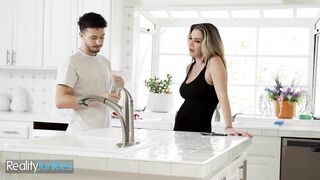 REALITY JUNKIES - Kayla Paige Complains To Her Stepson About His Dad During the time that This Dude Licks Her Dark hole