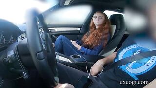 ExCoGi - Ass Screwed Redhead Rose Gets Her Holes Stuffed!