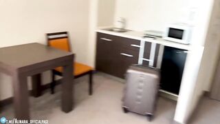 Unplanned sex in a HOTEL room between Stepson and his Stepmother.