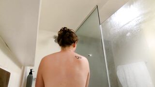 HOTEL SHOWER SEX ON A WEEKEND GETAWAY - REAL 40+ COUPLE