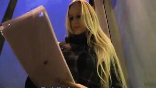 PublicAgent Blond with Giant Breasts win iPad