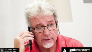 WITHOUT THE FAMILY - Exhibitionist Katie Kush Gets Fucked HARD In Front Of Her Stepdad!