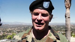 WITHOUT THE FAMILY Ebony Babe Desires Her Vagina Stretched By Her Military Stepdad s HUGE Schlong (Evan Stone, Noemie Bilas)