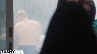 TUSHY Curvy playgirl DPed