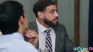 WHYNOTBI - Ricky Larkin Fucks The two Last Candidates For The Scholarship Ty Mitchell & Aali Kali