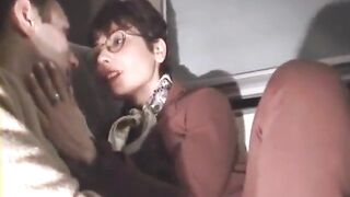 Vintage amateur episode. Aged fucking on educate